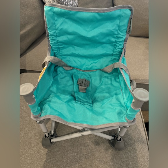 Portable Infant Booster Seat, Teal, 6 Months + - Picture 2 of 3